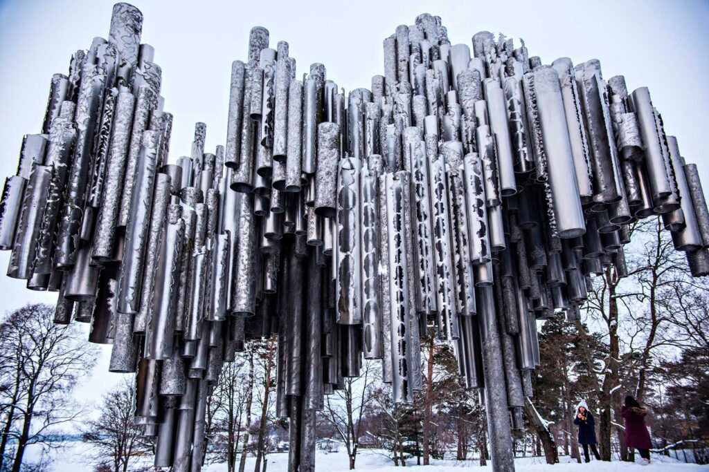 Sculpture Sibelius Monument in Helsinki 03
